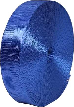 1 Inch Nylon Webbing Strap, Heavy Duty Nylon 10|25 Yard Webbing Roll, Durable Nylon Strapping for Indoor or Outdoor Gear, DIY Crafting, Repairing, 18 Vibrant Colors