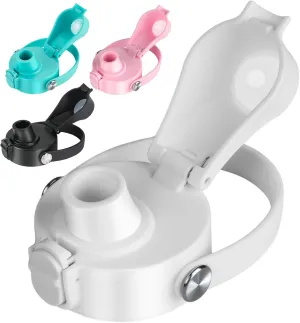 Auto Flip Lid for Hydro Flask Wide Mouth, Great Spout Lid for Simple Modern, Fits for Iron Flask and Other Brands, Replacement Lid with Button Lock