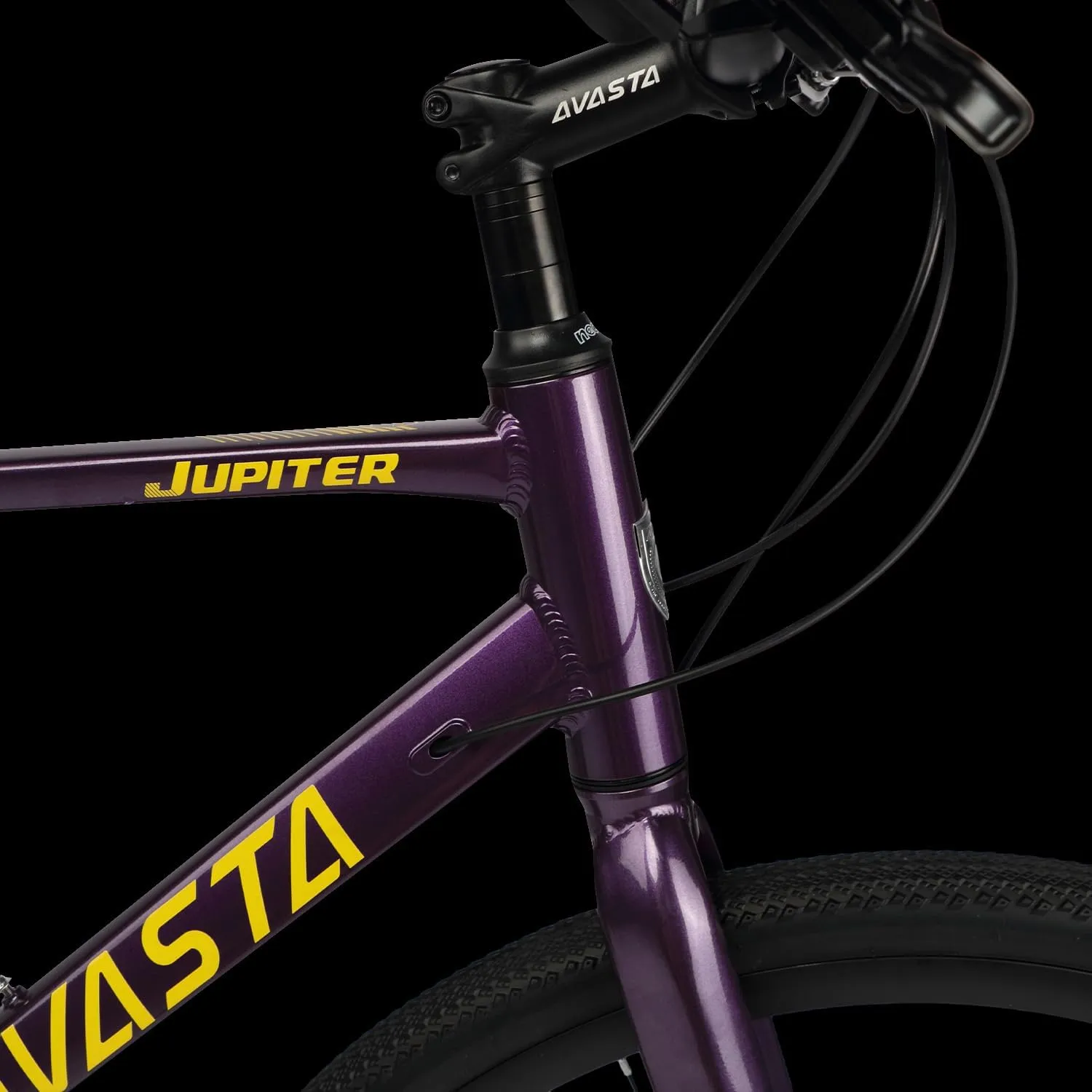 AVASTA Jupiter 700C Road Adult Step-Over Hybrid Cycling Bike Bicycle, Aluminum Frame, 21-Speed, Dual Disc Brakes, Multpile Colors for Men Woman Male Female