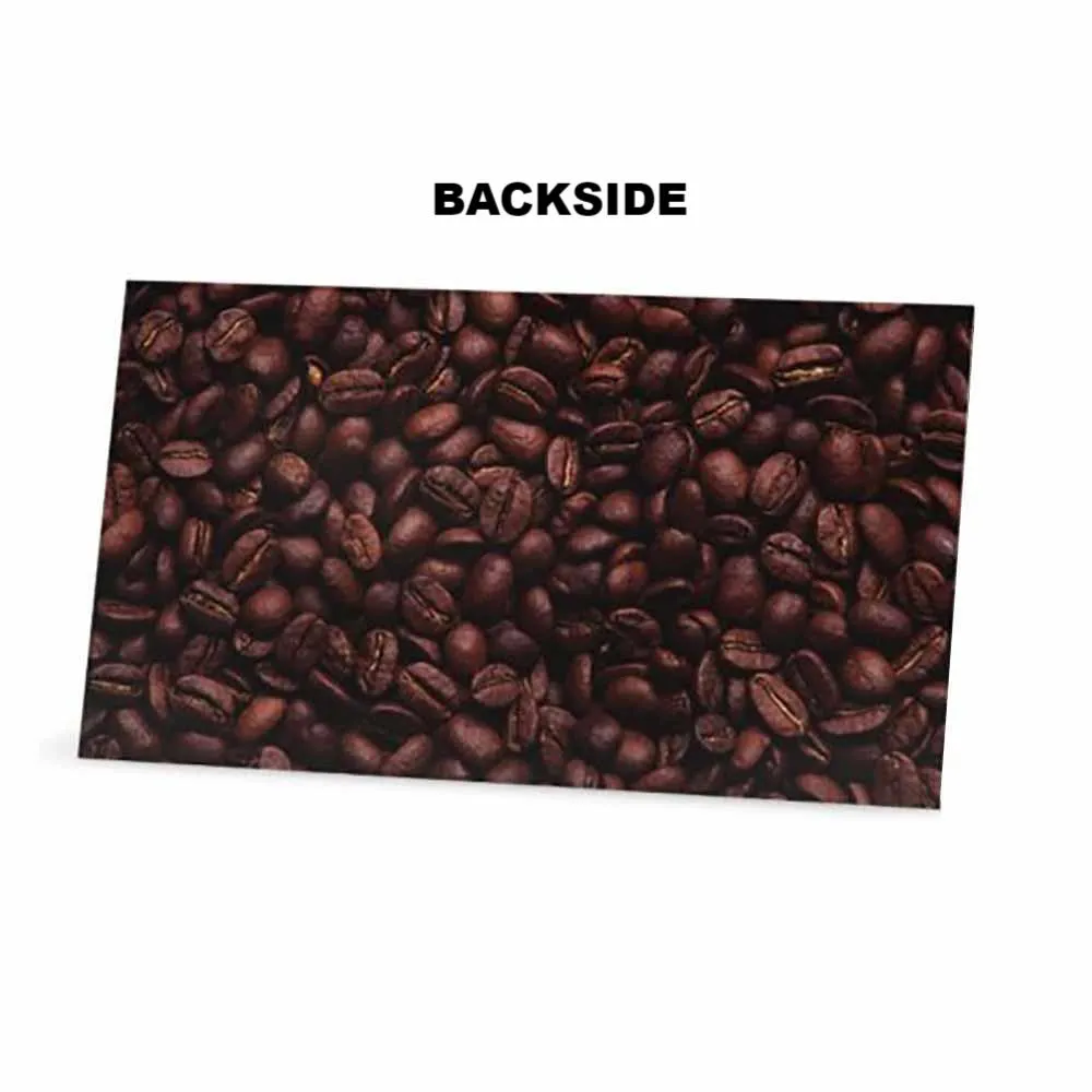 Coffee Beans Place Cards - Tent Style