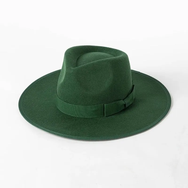 Fedora Sun Hat With Premium Wool