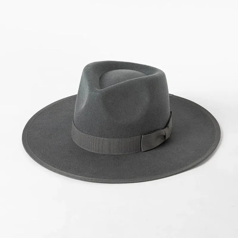 Fedora Sun Hat With Premium Wool