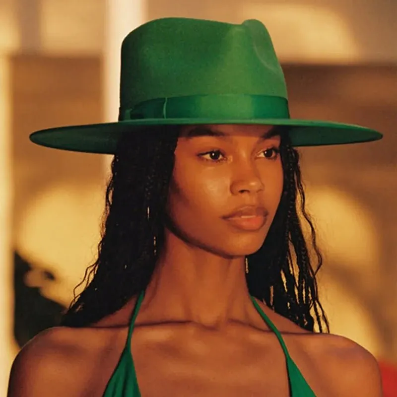 Fedora Sun Hat With Premium Wool