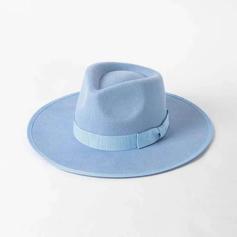 Fedora Sun Hat With Premium Wool