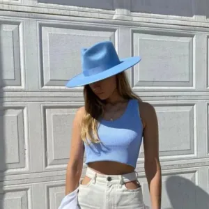 Fedora Sun Hat With Premium Wool