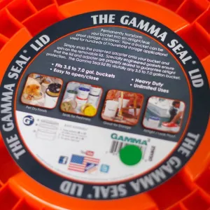 Gamma Seal Lid White Screw-on Bucket & Pail Lid