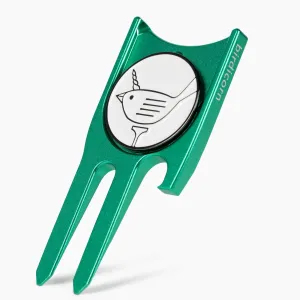 Golf Divot Repair Tool & Golf Ball Marker 6-in-1 Golf Divot Tool
