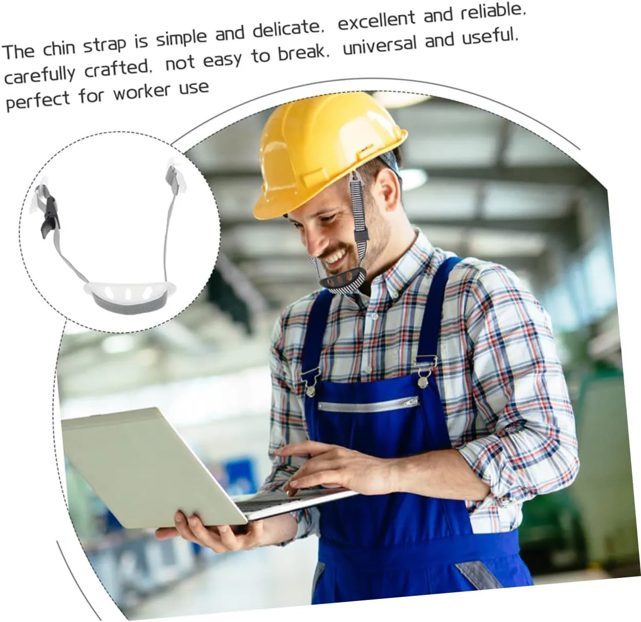 HANABASS Chin Strap Hardhat Clip Light Liners Forestry Safety Helmet Hardhats Chinstrap Stickers Sleeve Hardhat