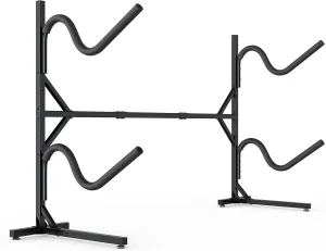 Kayak Storage Rack, Heavy Duty Freestanding Kayak Rack for Garage and Outdoor Storage, Kayak Stand Adjustable for Kayak, Canoe, Surfboard and Paddle Board