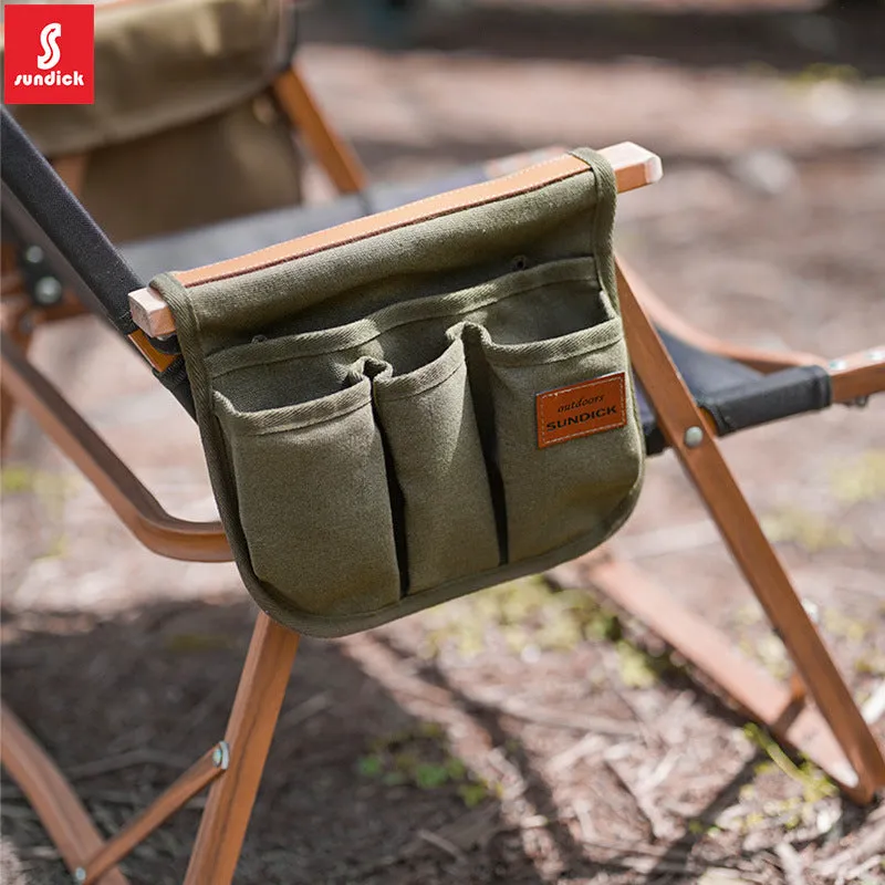 Mountain customer outdoor camping Kermit chair armrest hanging bag side multi-functional storage bag portable storage bag