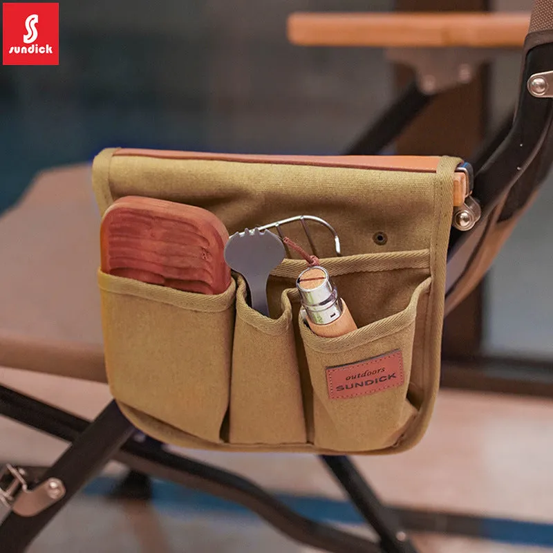 Mountain customer outdoor camping Kermit chair armrest hanging bag side multi-functional storage bag portable storage bag