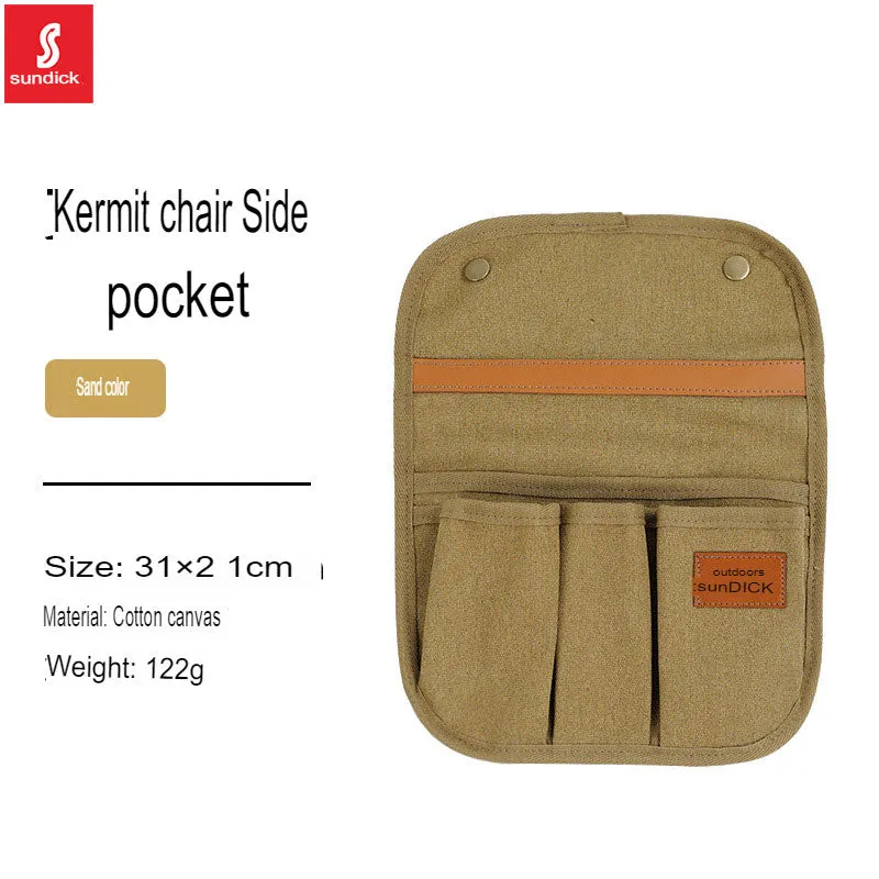 Mountain customer outdoor camping Kermit chair armrest hanging bag side multi-functional storage bag portable storage bag