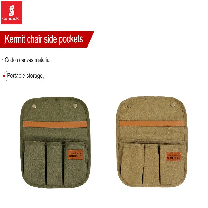 Mountain customer outdoor camping Kermit chair armrest hanging bag side multi-functional storage bag portable storage bag