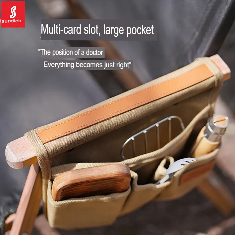 Mountain customer outdoor camping Kermit chair armrest hanging bag side multi-functional storage bag portable storage bag
