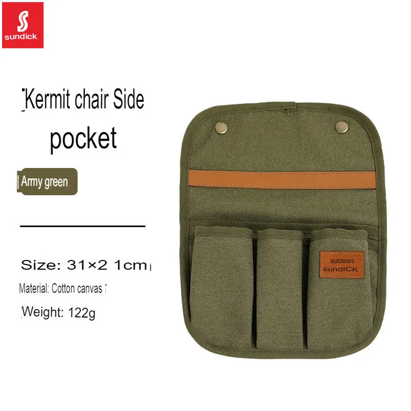 Mountain customer outdoor camping Kermit chair armrest hanging bag side multi-functional storage bag portable storage bag