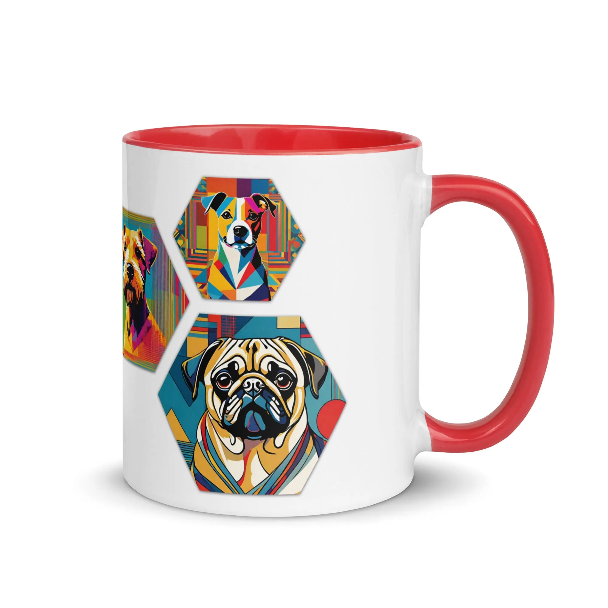 Mug with Color Inside - Little Pups