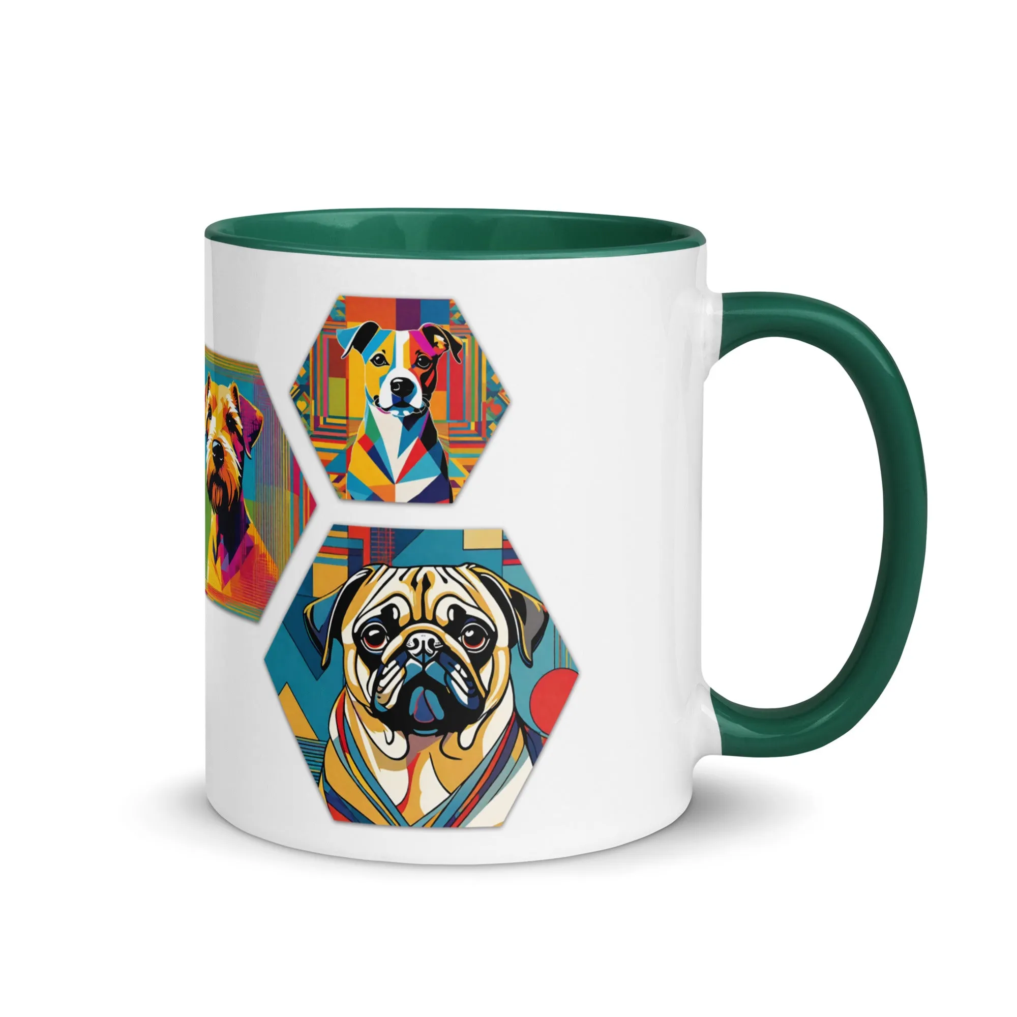 Mug with Color Inside - Little Pups