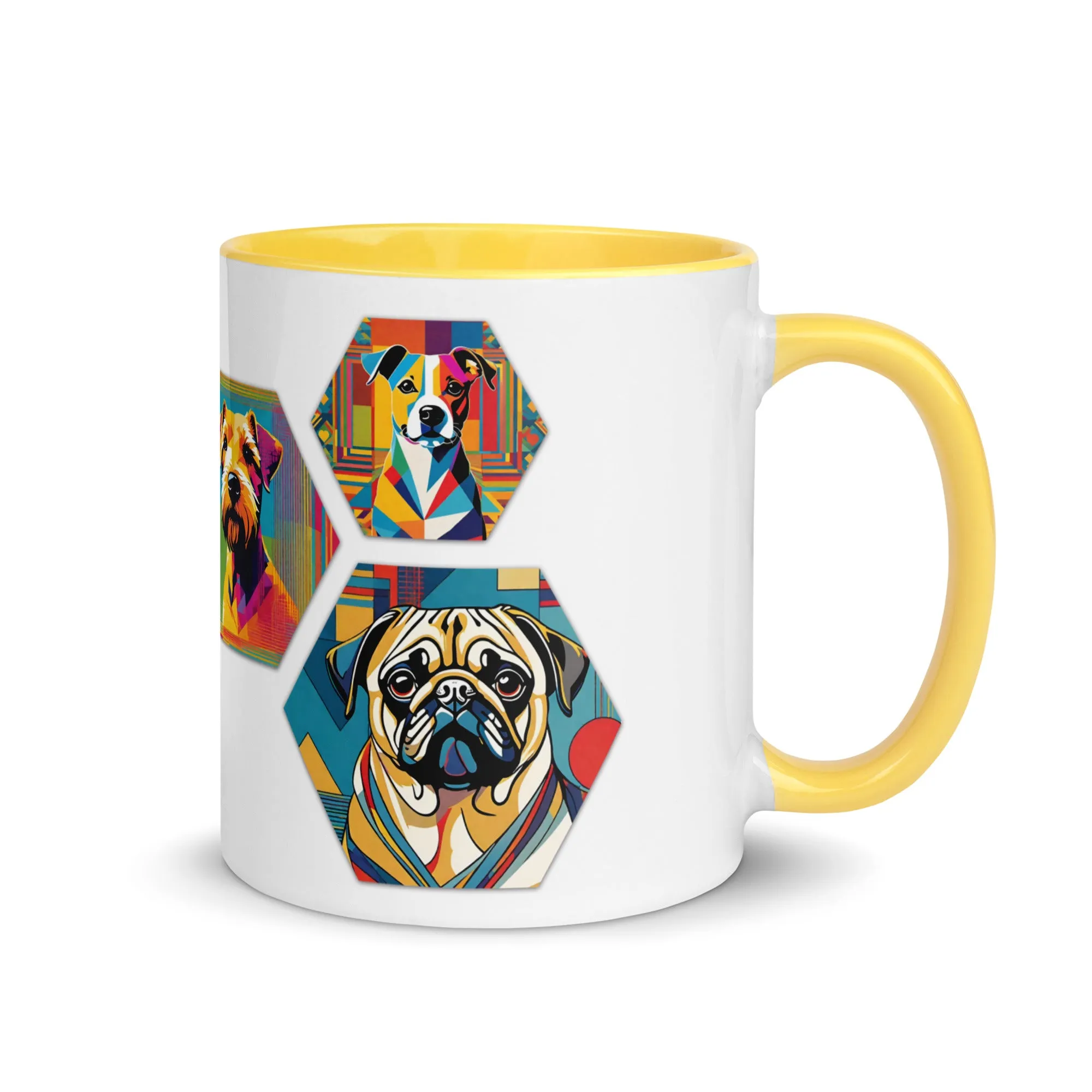 Mug with Color Inside - Little Pups