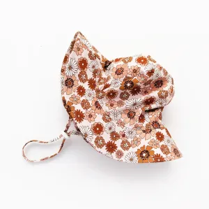 Retro Blooms Sunhat UPF 50  with Adjustable Breakaway Strap