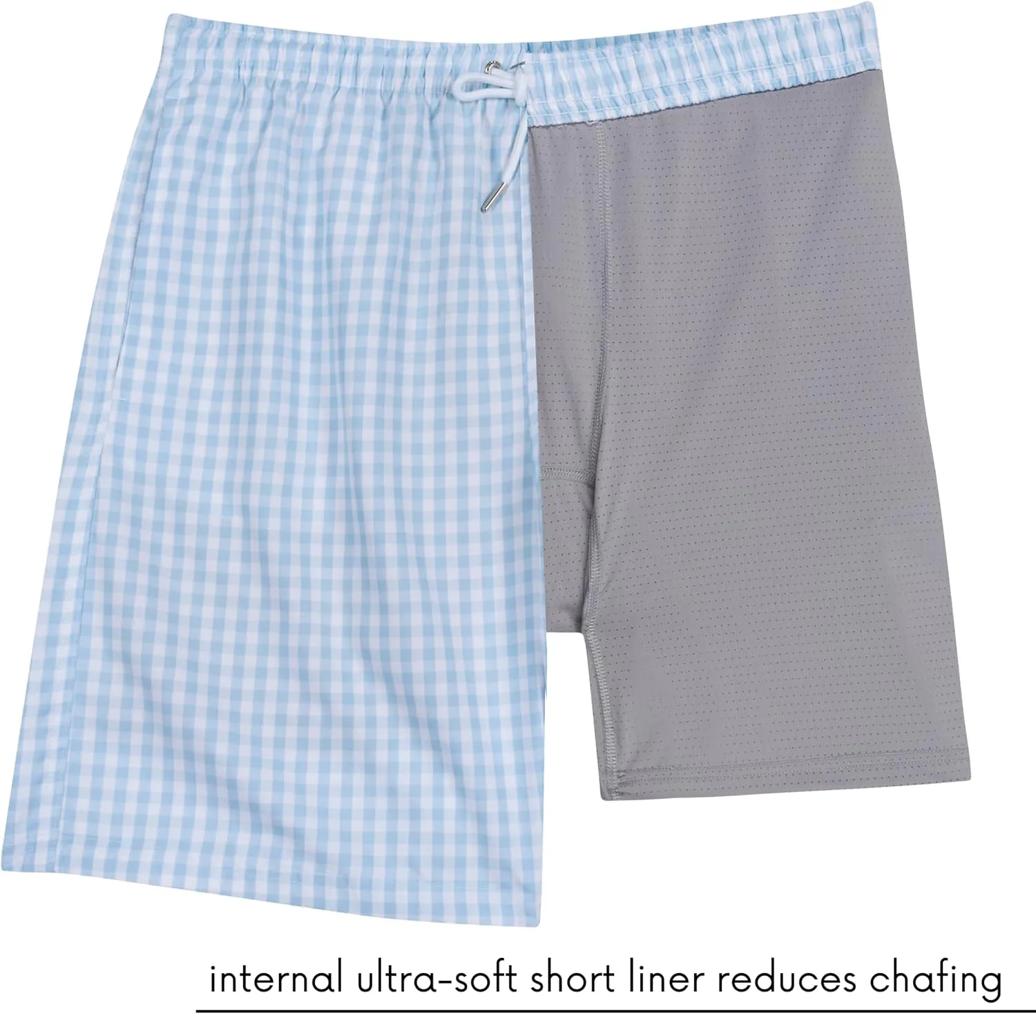 SwimZip Men's Swim Shorts with Boxer Brief Liner and UPF 50  Sun Protection