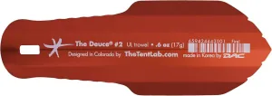 TheTentLab(R Deuce(R) of SpadesUltralight Backpack Trowel in Three Sizes (#2, Fire!, .6oz)