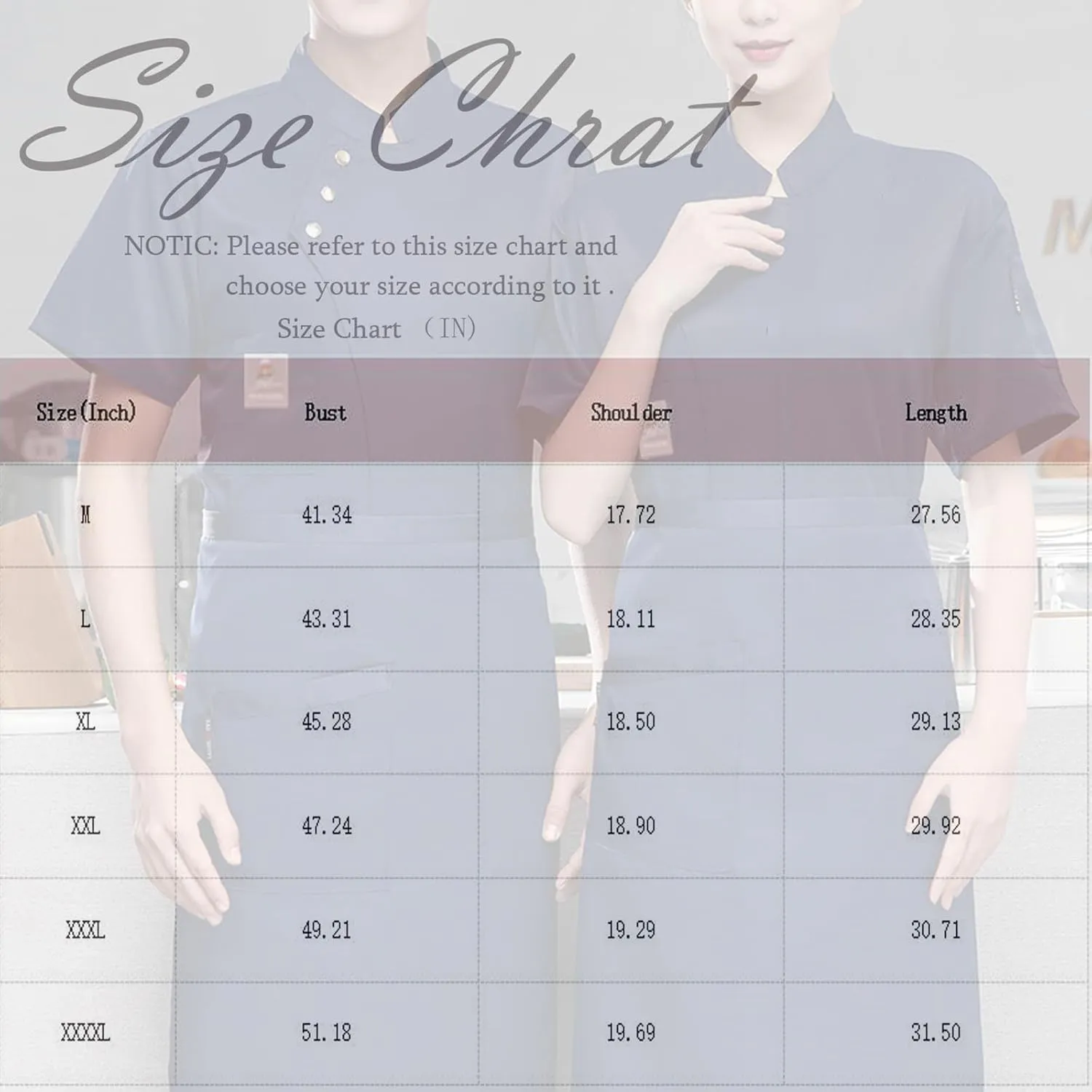 Unisex Chef Coat Short Sleeve Cook Shirts Restaurant Kitchen Food Service Uniform Chef Jacket for Men Women M-4XL