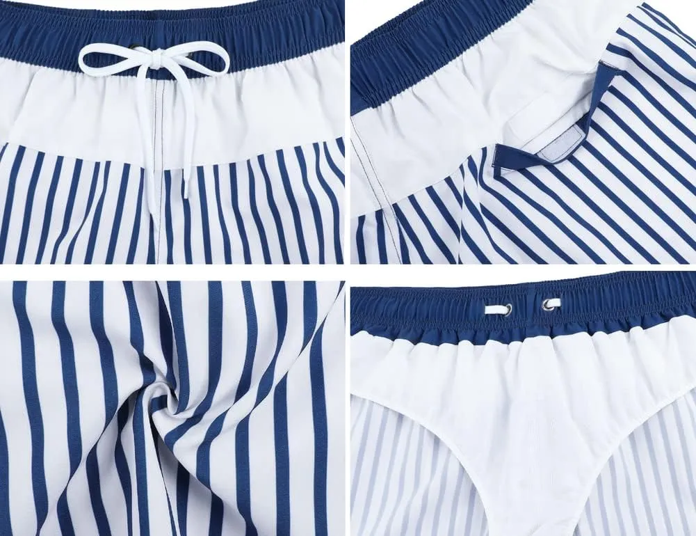 unitop Womens Bathing Boardshorts Swim Shorts Quick Dry with Lining
