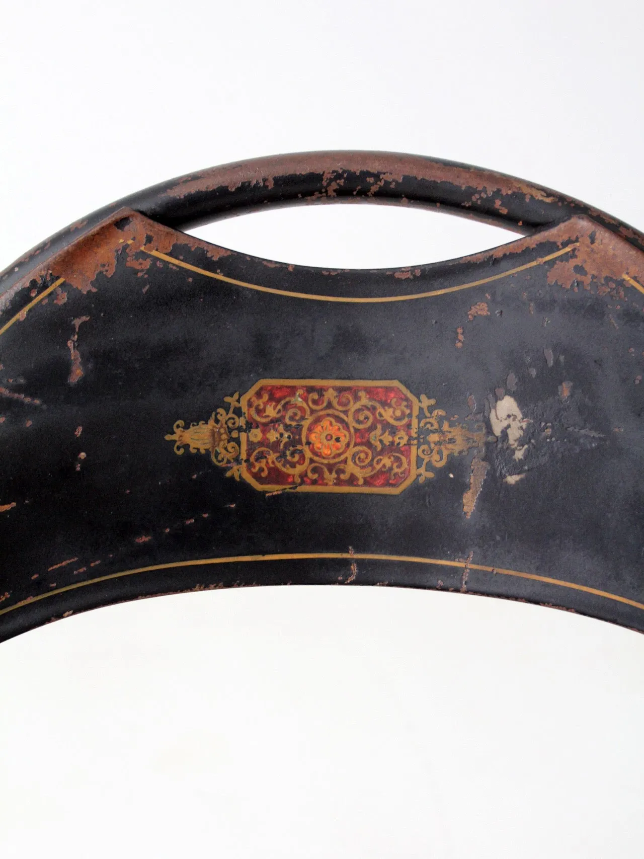vintage metal folding chiar